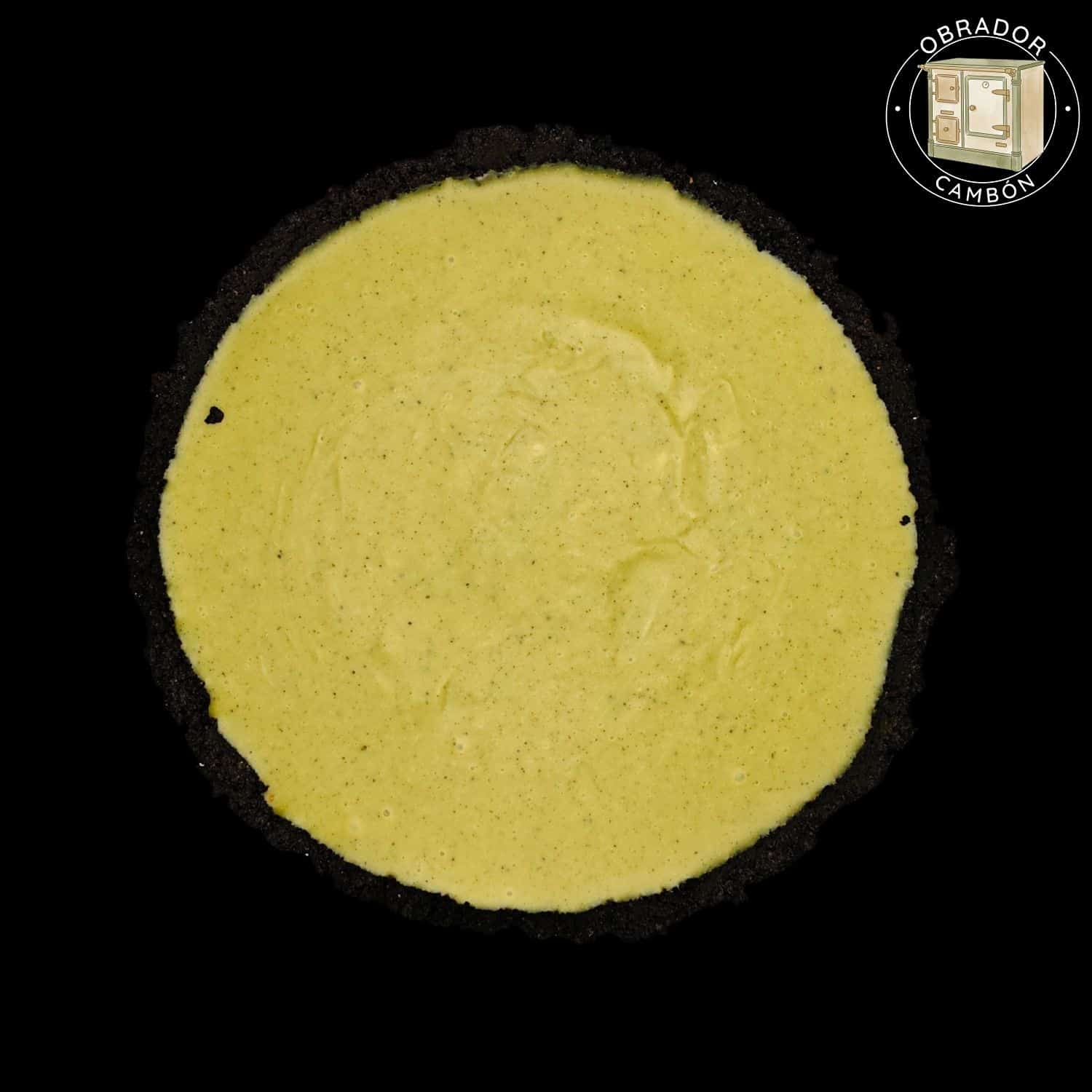 Tarta de chocolate y té Matcha